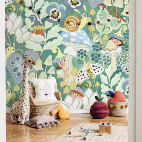 Whimsical Woodland (Large Scale) Wallpaper
