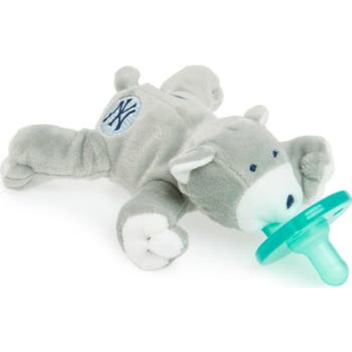 Plush NY Yankees Bear & Detachable Pacifier Toy