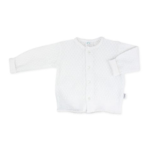 Paty Knit Cardigan Sweater in White - PatyInc