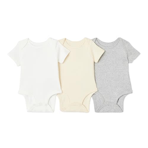 Amazon Essentials Unisex Babies' Short-Sleeve Bodysuits