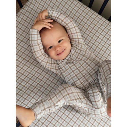 Plaid Convertible Pajamas & Sleeper | günamüna