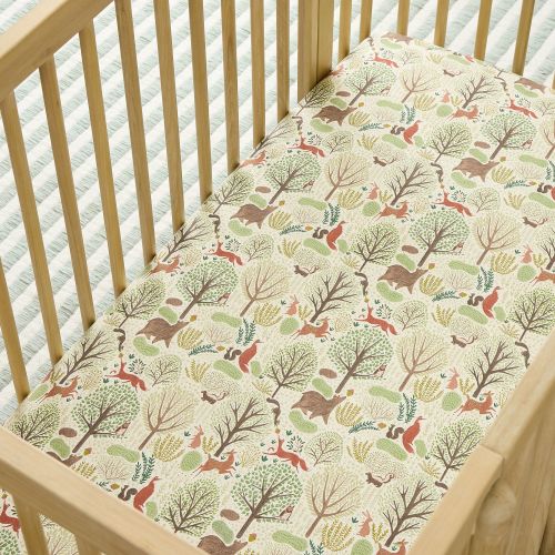 Woodland Creatures Crib Sheet