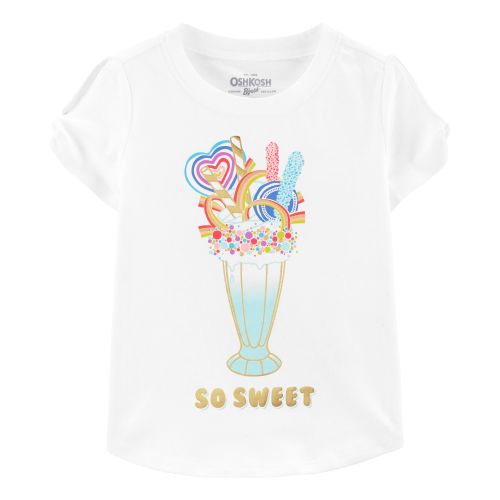 Ice Cream Twist-Sleeve Tee - 9M - White, Multi