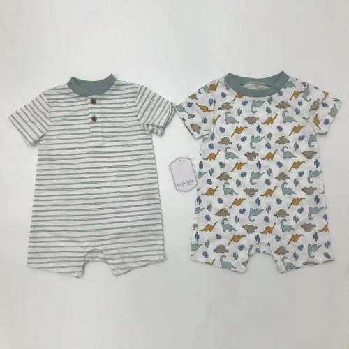 Kyle & Deena Baby Boy 2 Pk Rompers, Sizes Newborn-9 Months
