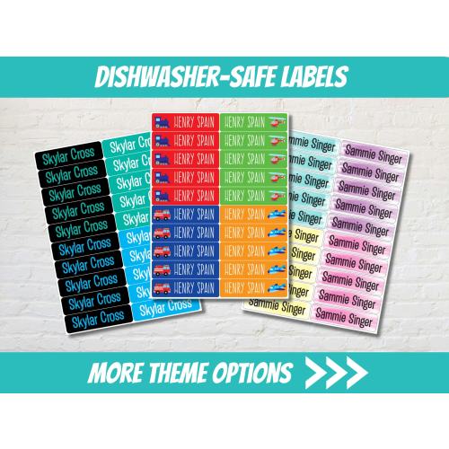 Daycare Labels - Waterproof Name Labels - Baby Bottle Labels - School Supply Labels - Waterproof and Dishwasher Safe
