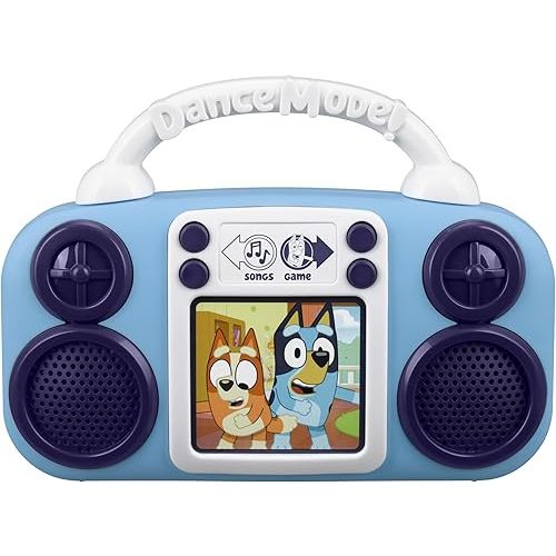 eKids Bluey Toy Music Player, Toy for Toddlers with Built-in Music, Bluey Toys for Kids