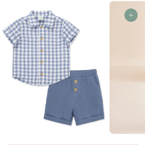 Check Gauze Short Set