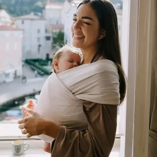 Boba Serenity Baby Wrap Organic Stone – Boba Inc.