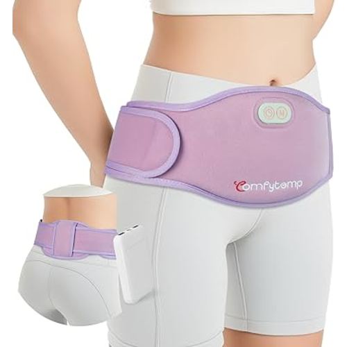 Comfytemp Portable Belly and Back Heating Pad for Period, FSA Eligible HSA Cordless Dual-Zone Menstrual Heating Pad Wearable Waist Belt Wireless, 3 Timer 3 Heat, Valentines Day for Girl Women Daughter