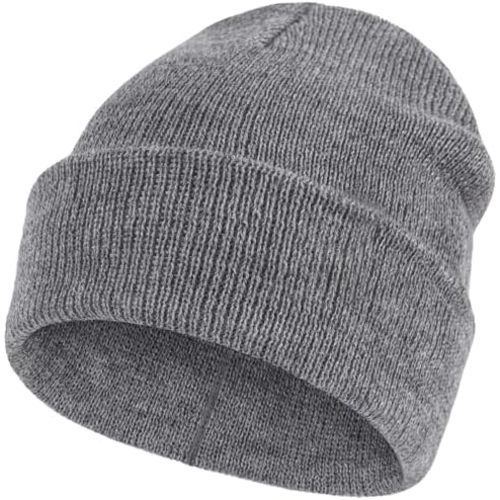 vidsel 100% Cotton Toddler Beanie Hats for Baby Boys Girls Kids Infant Winter Hat Soft Warm Knit Cuffed Caps