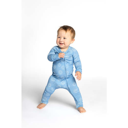 Infant Romper in Smileys