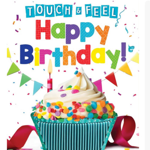 Happy Birthday - Touch and Feel Board Book - Sensory Board Book (Touch & Feel Sensory Board Books for Baby & Toddler Time)