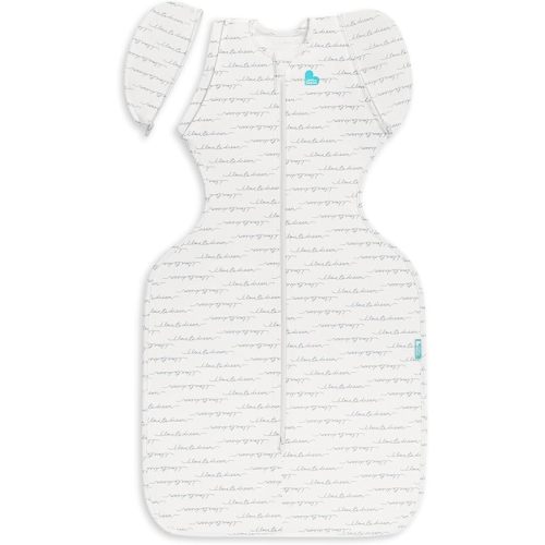 Love to Dream Swaddle Up Transition Swaddle, Patented Zip-Off Wings, Gently Help Baby Transition from Being Swaddled to Arms Free When Showing Signs of Rolling, 1.0 TOG, 19-24 lbs, White
