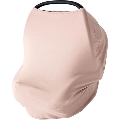 PurComfy Baby Car Seat Cover, Supersoft Bamboo Viscose Carseat Cover for Infant Boys & Girls, Breathable Multi-Use Breastfeeding Covers, Canopy for Carrier, Stroller, Shopping Cart & High Chair