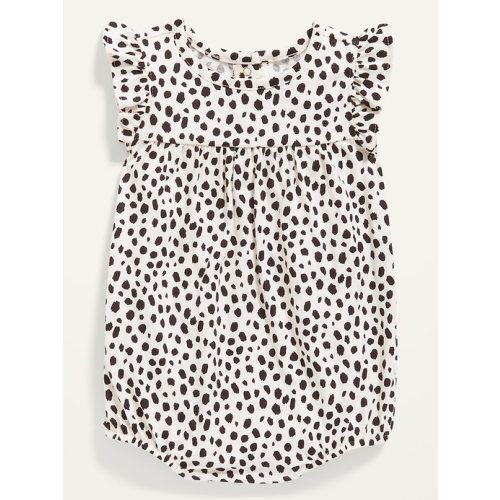 Ruffle-Trim Jersey Romper for Baby