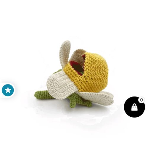 Myum Organic Cotton - Reversible Strawberry | Baby Toys – blueottertoys