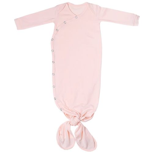 Copper Pearl Baby Long-Sleeve Knotted Gown