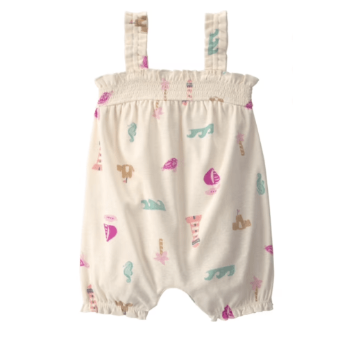 Carter's Child of Mine Baby Girl Romper, One-Piece, Sizes 0/3-24 Months - Walmart.com