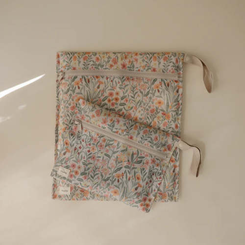 Water Resistant Wet Bag (Pastel Blooms)
