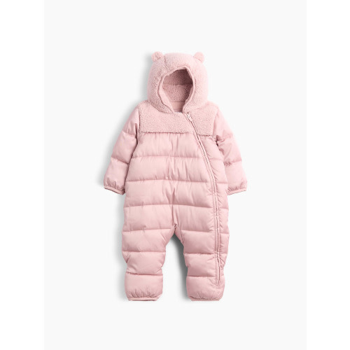 Baby Hooded One-Piece Snowsuit