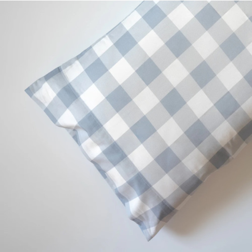 Mom's Pillow Cover in Blue Buffalo Check
