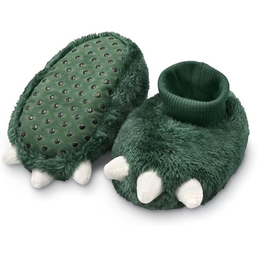 Carter's Baby & Toddler Claw Slipper - Cozy Anti-Slip Bootie for Babies