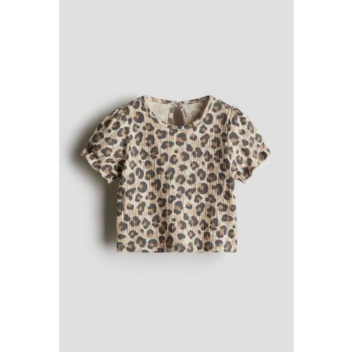 TEXTURED JERSEY TOP