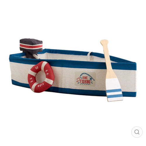 Wonder & Wise Gone Fishing Canvas Boat | Modern Nursery™