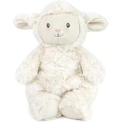 MON AMI Curly Lamb Plush Toy 11-Inches | Soft & Cuddly Stuffed Animal, Adorable Baby Sheep, Premium Quality for Kids & Collectors, Cozy & Fluffy Decorative Plush