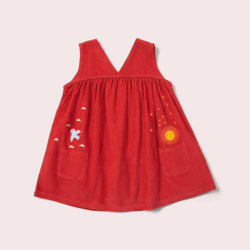 Holly Berry Corduroy Swing Dress