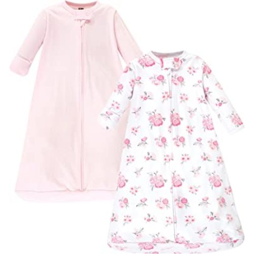 Hudson Baby Unisex Baby Cotton Long-Sleeve Wearable Sleeping Bag, Sack, Blanket