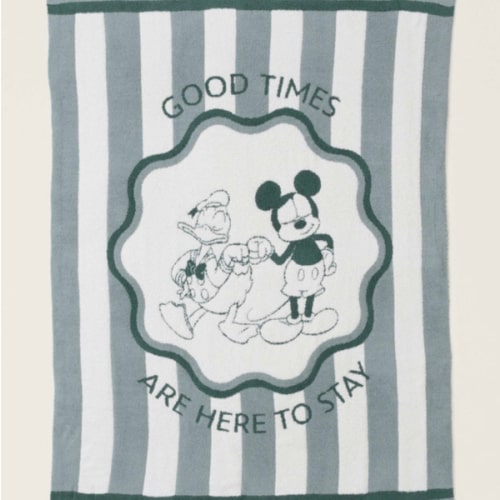 Disney Mickey And Donald Stripe Blanket | Barefoot Dreams®
