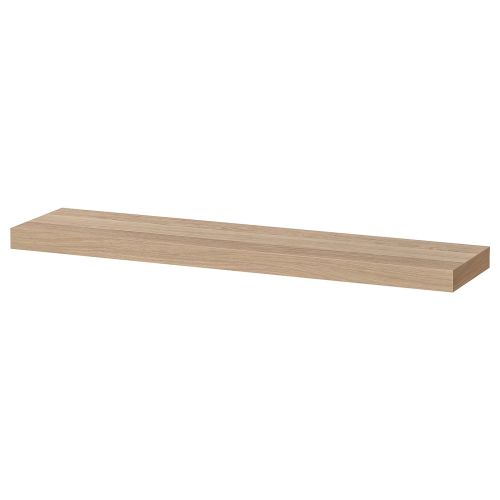 LACK Wall shelf - white stained oak effect 110x26 cm (43 1/4x10 1/4 ")