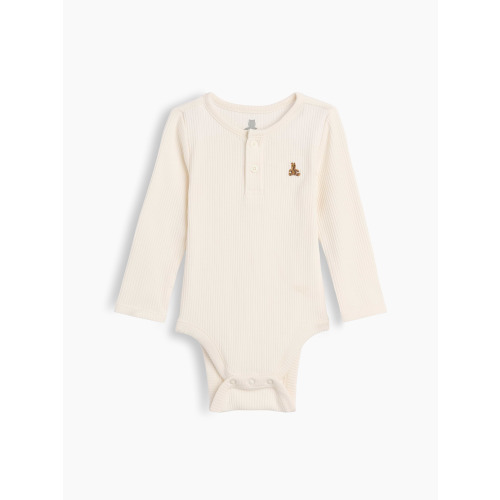 Baby First Favorites TinyRib Henley Bodysuit