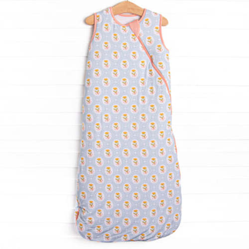 Patchwork Petals Bamboo Sleep Bag, Blue – Stitchy Fish