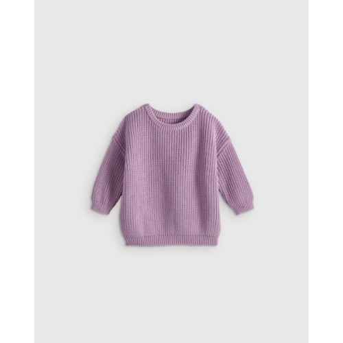 100% Organic Cotton Fisherman Tunic Sweater in Agave