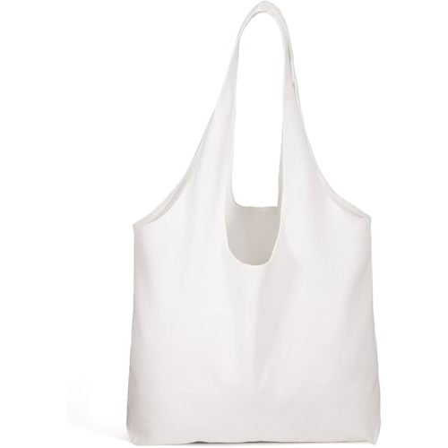 Cotton Canvas Tote Bag Plain Tote Aesthetic Personalized Custom Reusable Grocery Bags DIY Gift Cloth Bags,Solid Color Bag