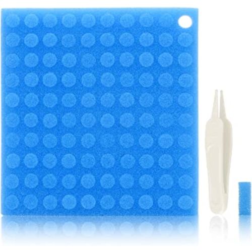 Nasal Aspirator Hygiene Sponges, Replacement for NoseFrida Nasal Aspirator Sponge, BPA, Phthalate & Latex Free (100 Pack)