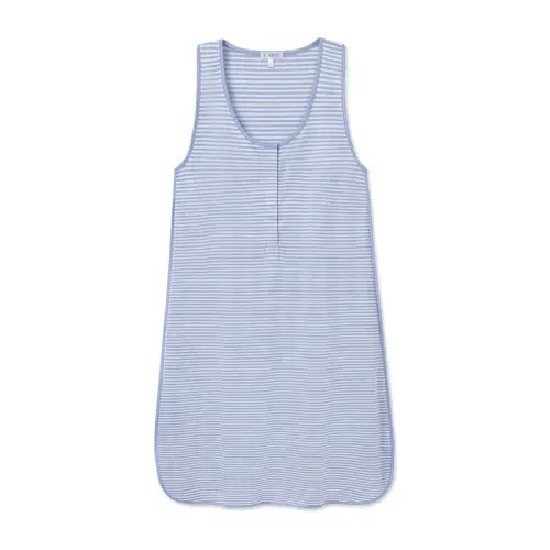 LAKE | Women | Pima Cotton Pajamas | Hydrangea Maternity Tank Gown