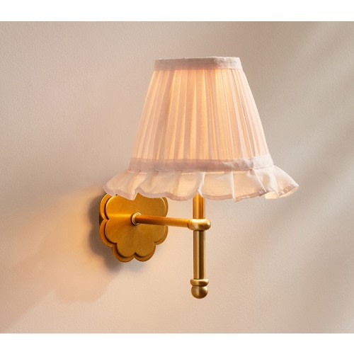 Rechargeable Ruffle Wall Sconce (10")