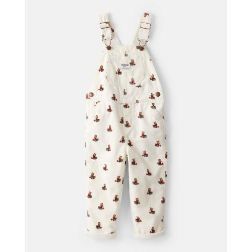 Toddler Bear Corduroy Overalls - Cream - OshKosh B'gosh | Carter's