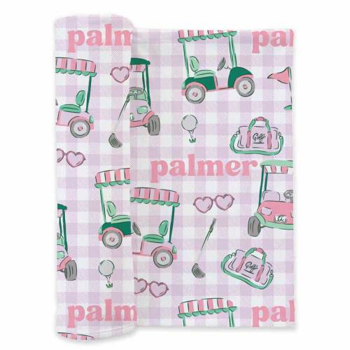 Birdie Babes Personalized Swaddle Blanket | Pink