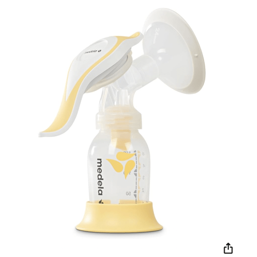 Medela Harmony Manual Breast Pump, Compact Swiss Design with PersonaFit Flex Shields and Medela's 2-Phase Expression Technology