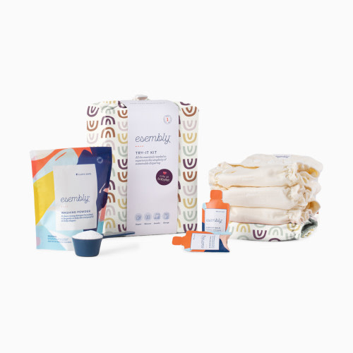 Esembly Cloth Diapering Try-It Kit - Rainbow, Size 1 (7-17 Lbs)