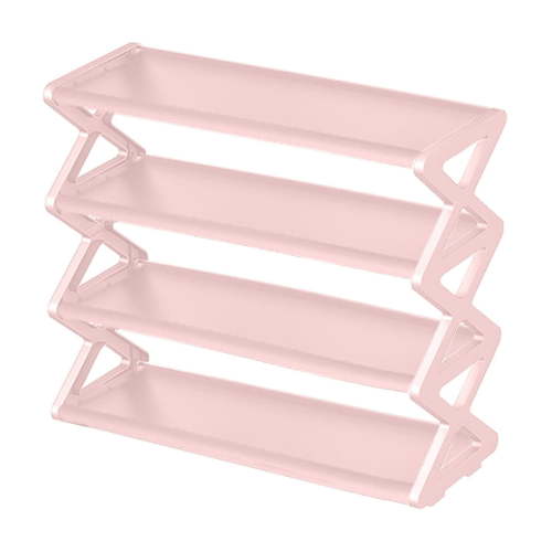 Metal Shoe Rack Home X-Shaped Shoe Rack Multifunctional Double Steel Pipe Assembled Shoe Cabinet Dormitory Rack
