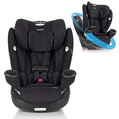Evenflo Revolve360 Extend All-in-One Rotational Car Seat with Quick Clean Cover - Revere Gray