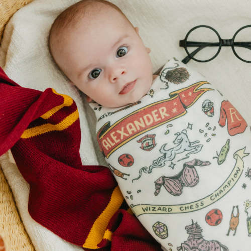 Harry Potter™ Personalized Swaddle Blanket - Ron