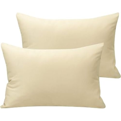 NTBAY Toddler Microfiber Pillowcases, Set of 2, Khaki