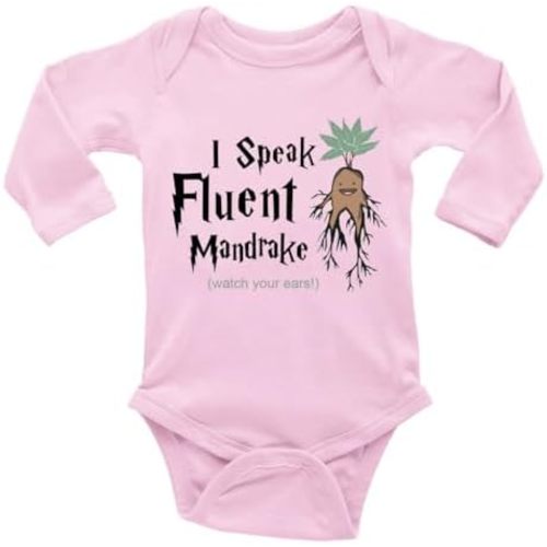 GKrepps I Speak Fluent Mandrake Watch Your Ears! Baby Clothes Newborn Organic Bodysuits Romper