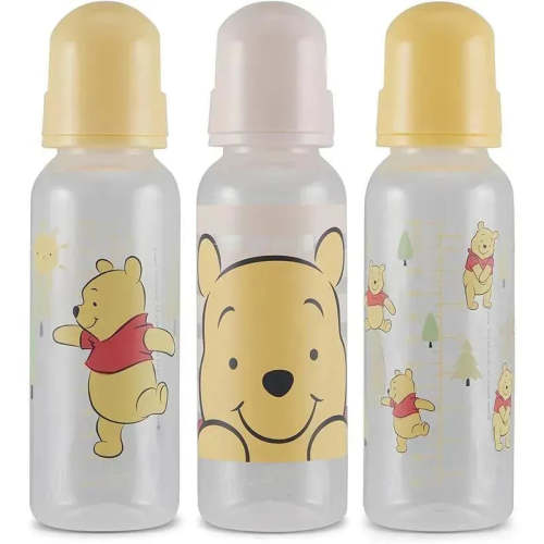 Cudlie - 3Pk Disney Winnie The Pooh 9Oz Bottles, Trees Sun